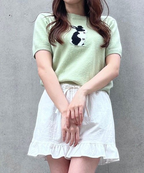 Crea titty&Co. PETIT(クレアティティーアンドコープチ)の「【Crea titty&Co.PETIT】Creaフリルショーパン(その他パンツ・レディース・ホワイト/ブラック・FREE)」の14枚目の写真