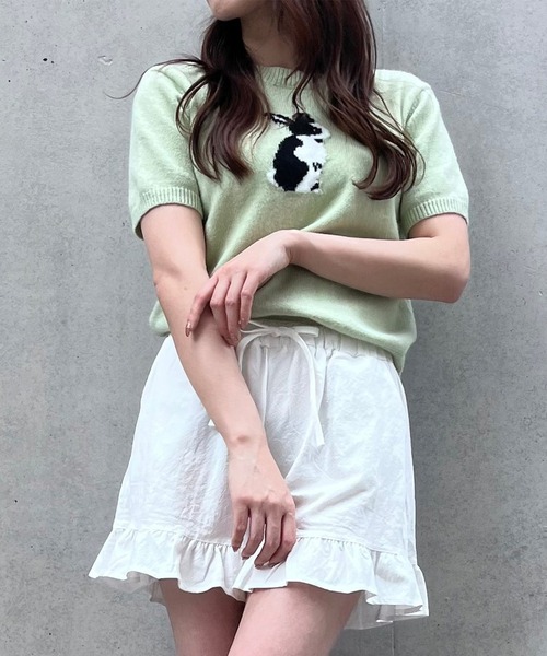 Crea titty&Co. PETIT(クレアティティーアンドコープチ)の「【Crea titty&Co.PETIT】Creaフリルショーパン(その他パンツ・レディース・ホワイト/ブラック・FREE)」の15枚目の写真