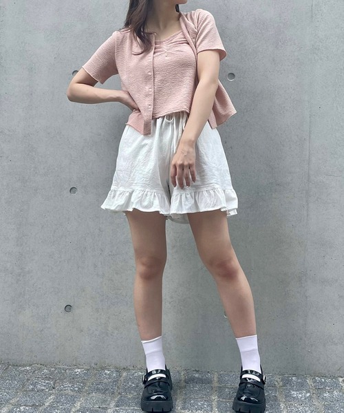 Crea titty&Co. PETIT(クレアティティーアンドコープチ)の「【Crea titty&Co.PETIT】Creaフリルショーパン(その他パンツ・レディース・ホワイト/ブラック・FREE)」の20枚目の写真
