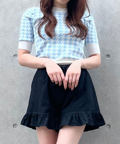Crea titty&Co. PETIT(クレアティティーアンドコープチ)の「【Crea titty&Co.PETIT】Creaフリルショーパン(その他パンツ・レディース・ホワイト/ブラック・FREE)」の8枚目の写真