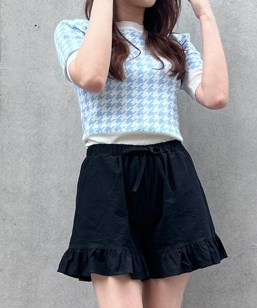 Crea titty&Co. PETIT(クレアティティーアンドコープチ)の「【Crea titty&Co.PETIT】Creaフリルショーパン(その他パンツ・レディース・ホワイト/ブラック・FREE)」の9枚目の写真