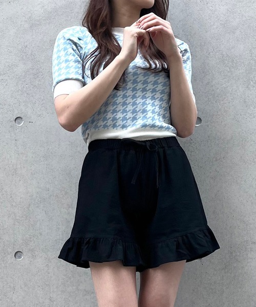 Crea titty&Co. PETIT(クレアティティーアンドコープチ)の「【Crea titty&Co.PETIT】Creaフリルショーパン(その他パンツ・レディース・ホワイト/ブラック・FREE)」の12枚目の写真