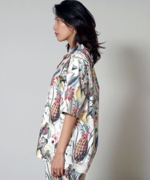 OVER THE TWELVE(オーバーザトゥウェルブ)の「OTT WORKS/オーティーティーワークス/OLD PLANS SHIRTS(シャツ/ブラウス・メンズ・カーキ/アイボリー・MEDIUM/LARGE)」の3枚目の写真