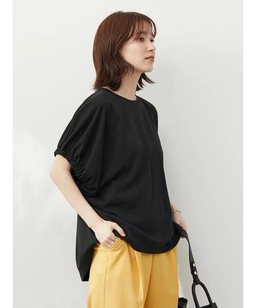 Green Parks(グリーンパークス)の「袖口ゴムカットプルオーバー(Tシャツ/カットソー・レディース・ブラウン/ブルー/ブラック・FREE)」の19枚目の写真