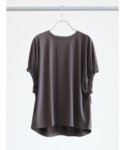 Green Parks(グリーンパークス)の「袖口ゴムカットプルオーバー(Tシャツ/カットソー・レディース・ブラウン/ブルー/ブラック・FREE)」の20枚目の写真