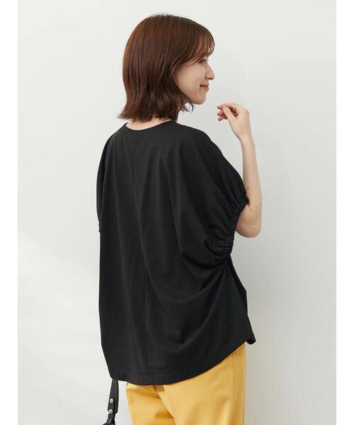 Green Parks(グリーンパークス)の「袖口ゴムカットプルオーバー(Tシャツ/カットソー・レディース・ブラウン/ブルー/ブラック・FREE)」の11枚目の写真