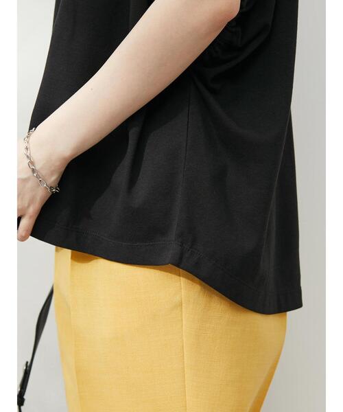 Green Parks(グリーンパークス)の「袖口ゴムカットプルオーバー(Tシャツ/カットソー・レディース・ブラウン/ブルー/ブラック・FREE)」の6枚目の写真