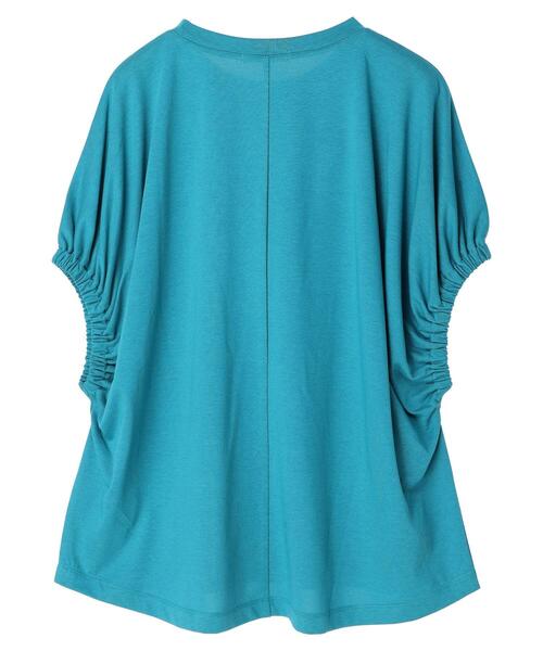 Green Parks(グリーンパークス)の「袖口ゴムカットプルオーバー(Tシャツ/カットソー・レディース・ブラウン/ブルー/ブラック・FREE)」の18枚目の写真