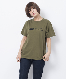 MILKFED. | S/S BASIC TEE STENCIL　（Tシャツ/ロゴ）(Tシャツ/カットソー)