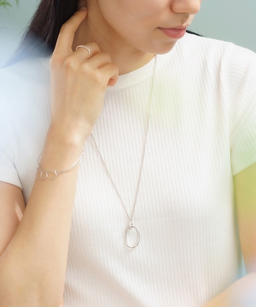 ANOH（アノー）の「レイヤードフープチェーンバングル（バングル/リストバンド・レディース・シルバー/ゴールド・FREE）」の6枚目の写真