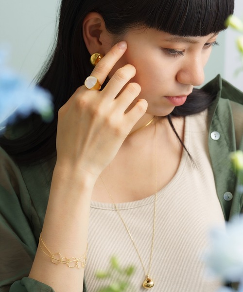ANOH（アノー）の「レイヤードフープチェーンバングル（バングル/リストバンド・レディース・シルバー/ゴールド・FREE）」の10枚目の写真