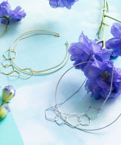 ANOH（アノー）の「レイヤードフープチェーンバングル（バングル/リストバンド・レディース・シルバー/ゴールド・FREE）」の13枚目の写真