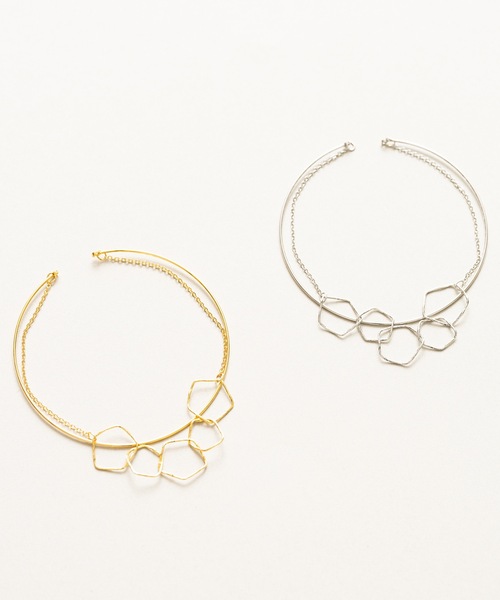 ANOH（アノー）の「レイヤードフープチェーンバングル（バングル/リストバンド・レディース・シルバー/ゴールド・FREE）」の14枚目の写真