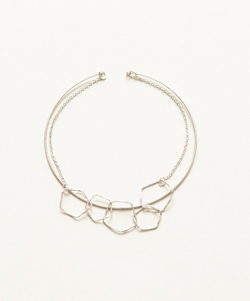 ANOH（アノー）の「レイヤードフープチェーンバングル（バングル/リストバンド・レディース・シルバー/ゴールド・FREE）」の15枚目の写真