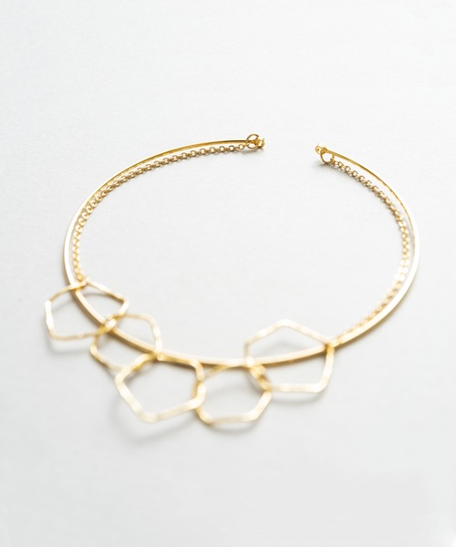 ANOH（アノー）の「レイヤードフープチェーンバングル（バングル/リストバンド・レディース・シルバー/ゴールド・FREE）」の18枚目の写真