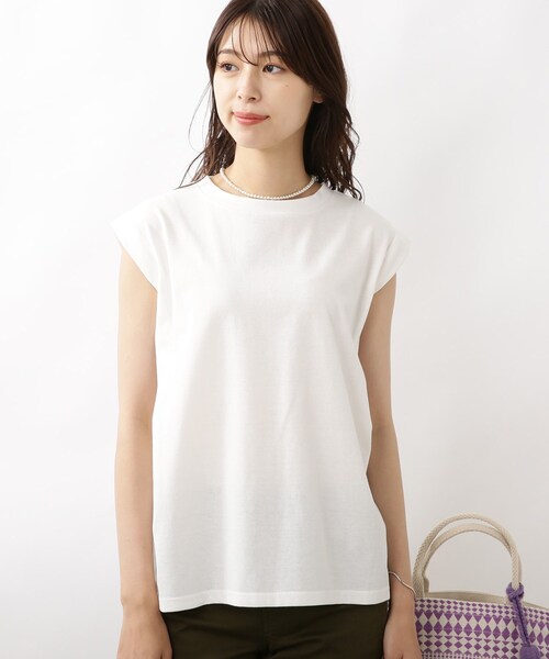 DRESKIP(ドレスキップ)の「◆ウエストリボンイレヘムプルオーバー(Tシャツ/カットソー・レディース・オフホワイト/ブラック/ブルー・02/03)」の11枚目の写真