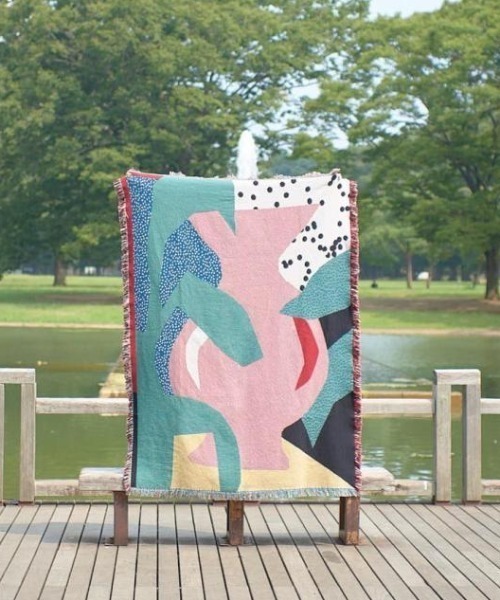 Made in I(メイドインアイ)の「北欧アートファブリックブランケット(ブランケット・レディース・G/H/C/A/F/B/D/I・FREE)」の15枚目の写真