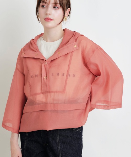 PICCIN(ピッチン)の「シアーフーディー(その他アウター・レディース・ブラック/ライトグリーン/テラコッタ・M)」の2枚目の写真