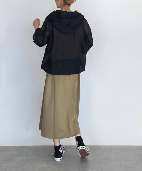 PICCIN(ピッチン)の「シアーフーディー(その他アウター・レディース・ブラック/ライトグリーン/テラコッタ・M)」の12枚目の写真
