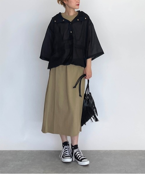 PICCIN(ピッチン)の「シアーフーディー(その他アウター・レディース・ブラック/ライトグリーン/テラコッタ・M)」の10枚目の写真