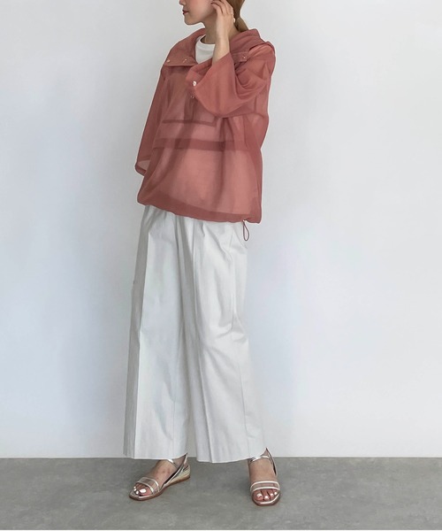 PICCIN(ピッチン)の「シアーフーディー(その他アウター・レディース・ブラック/ライトグリーン/テラコッタ・M)」の21枚目の写真
