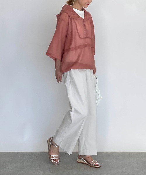 PICCIN(ピッチン)の「シアーフーディー(その他アウター・レディース・ブラック/ライトグリーン/テラコッタ・M)」の19枚目の写真