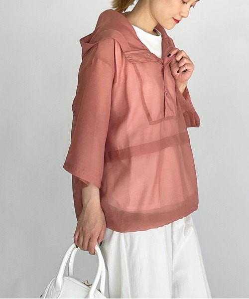 PICCIN(ピッチン)の「シアーフーディー(その他アウター・レディース・ブラック/ライトグリーン/テラコッタ・M)」の17枚目の写真