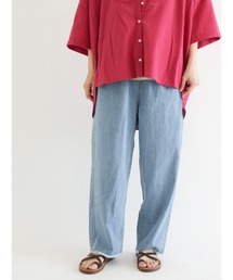 Samansa Mos2 | デニムイージーパンツ(デニムパンツ)