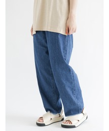 Samansa Mos2 | デニムイージーパンツ(デニムパンツ)