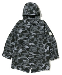 A BATHING APE | GRID CAMO  RELAXED FIT FISH TAIL COAT M(モッズコート)
