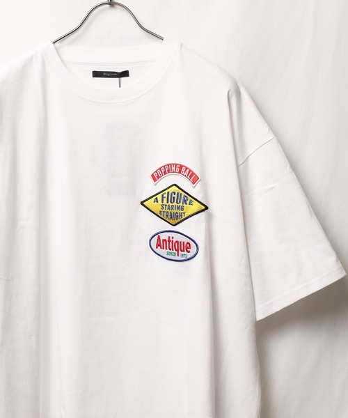 Bling Leads(ブリングリーズ)の「《Bl》ランダムワッペン半袖Tシャツ(Tシャツ/カットソー・レディース・ダークグリーン/ロイヤルブルー/グレイッシュブルー/スミクロ/ホワイト・MEDIUM/LARGE)」の12枚目の写真