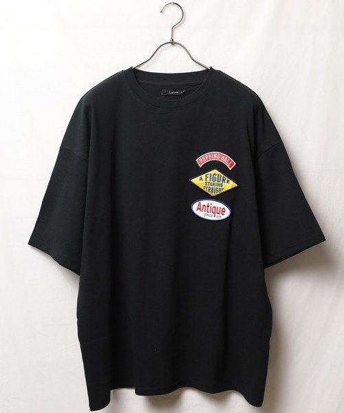 Bling Leads(ブリングリーズ)の「《Bl》ランダムワッペン半袖Tシャツ(Tシャツ/カットソー・レディース・ダークグリーン/ロイヤルブルー/グレイッシュブルー/スミクロ/ホワイト・MEDIUM/LARGE)」の17枚目の写真