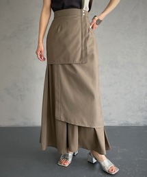 【&g’aime】レイヤードスカート