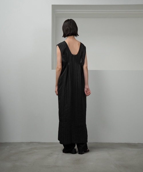 lawgy（ラウジー）の「sheer stripe 2way op（ワンピース・レディース・ホワイト/ブラック・FREE）」の11枚目の写真