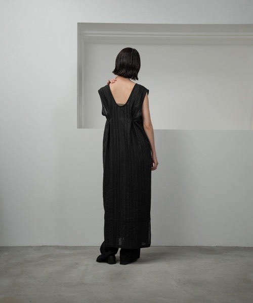 lawgy（ラウジー）の「sheer stripe 2way op（ワンピース・レディース・ホワイト/ブラック・FREE）」の14枚目の写真