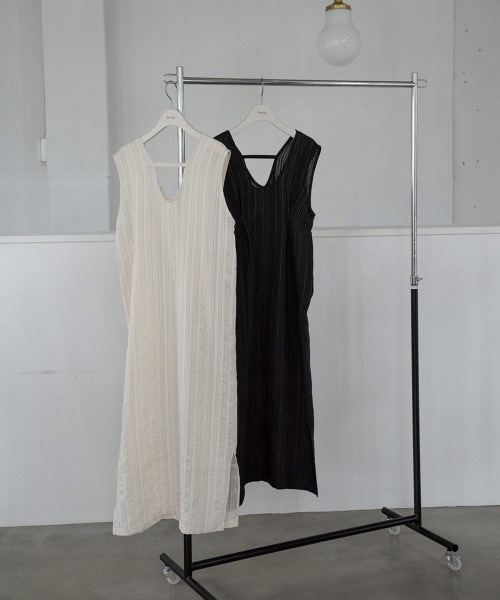 lawgy（ラウジー）の「sheer stripe 2way op（ワンピース・レディース・ホワイト/ブラック・FREE）」の17枚目の写真
