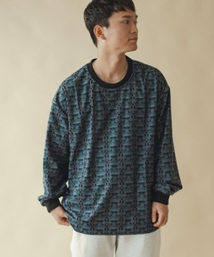 ハッピーペイントコーデュロイクルーネック