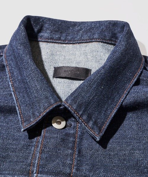 ADPOSION（アドポーション）の「【セットアップ対応】12.5oz ビッグシルエットデニムジャケット（デニムジャケット・メンズ・ネイビー/ブルー・MEDIUM/LARGE/X-LARGE）」の7枚目の写真