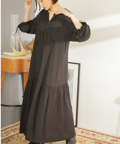 先行予約 8月下旬 9月上旬入荷予定 Bud ローズバッド のファッション Rose 袖ボリュームワンピース ワンピース 袖ボリュームワンピース 600 を購入できます Rose ワンピース ドレス Rose