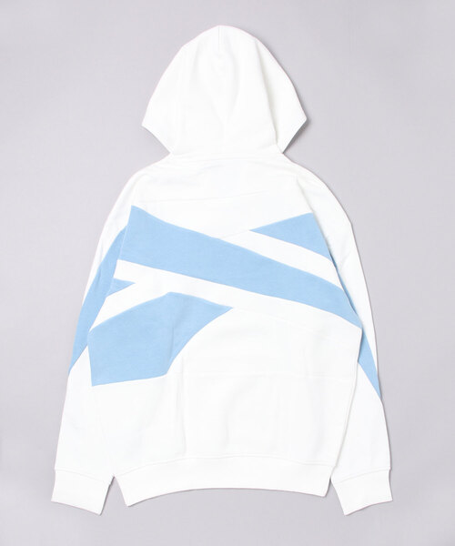 Reebok(リーボック)の「バスケットボール バック ベクター フリース フーディー / Basketball Back Vector Fleece Hoodie(パーカー・メンズ・ホワイト/ブルー/ブラック・MEDIUM/SMALL/LARGE/X-LARGE/XXX-LARGE/XX-LARGE/X-SMALL/J/M/J/O/J/S/J/2XO/J/XS/J/L/J/XO)」の7枚目の写真