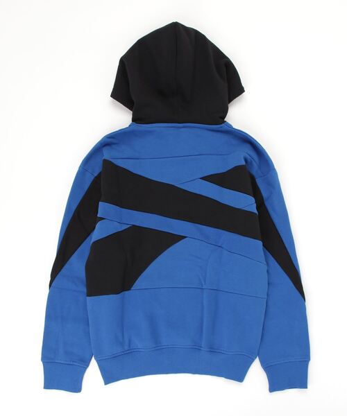 Reebok(リーボック)の「バスケットボール バック ベクター フリース フーディー / Basketball Back Vector Fleece Hoodie(パーカー・メンズ・ホワイト/ブルー/ブラック・MEDIUM/SMALL/LARGE/X-LARGE/XXX-LARGE/XX-LARGE/X-SMALL/J/M/J/O/J/S/J/2XO/J/XS/J/L/J/XO)」の8枚目の写真