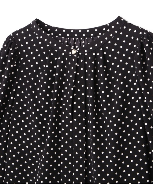 PROPORTION BODY DRESSING(プロポーションボディドレッシング)の「ドットブラウス / 1212210902(シャツ/ブラウス・レディース・ブラック系その他/ホワイト系その他・MEDIUM/SMALL)」の12枚目の写真