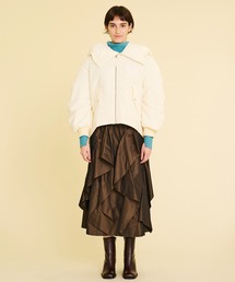 【撥水加工】ビックカラー中わたMA-1ブルゾン