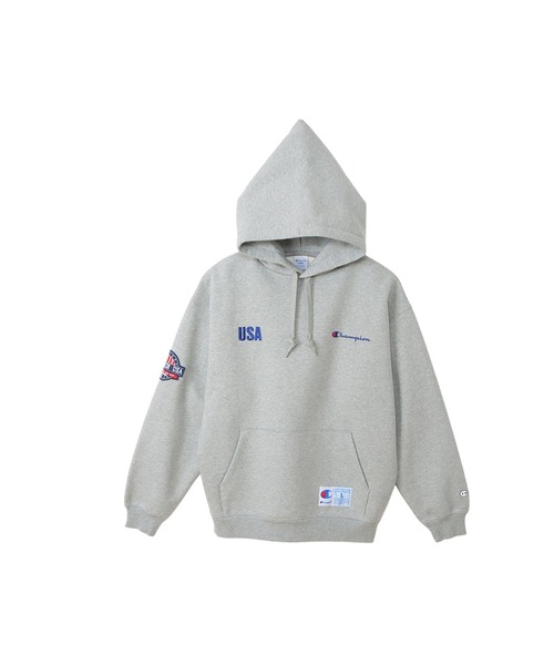 Champion(チャンピオン)の「【Champion/チャンピオン】メンズ アクションスタイル フーデッドスウェットシャツ(パーカー・メンズ・レッド/ホワイト/グレー/ネイビー・X-LARGE/MEDIUM/LARGE/SMALL)」の2枚目の写真