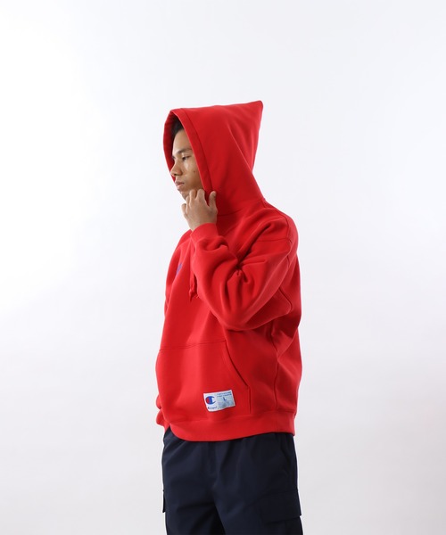 Champion(チャンピオン)の「【Champion/チャンピオン】メンズ アクションスタイル フーデッドスウェットシャツ(パーカー・メンズ・レッド/ホワイト/グレー/ネイビー・X-LARGE/MEDIUM/LARGE/SMALL)」の16枚目の写真