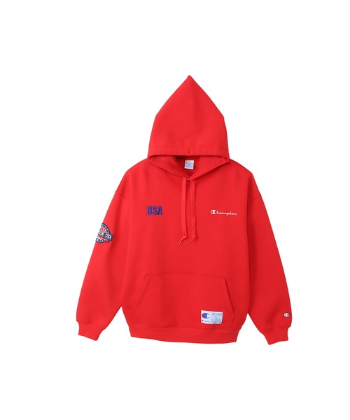 Champion(チャンピオン)の「【Champion/チャンピオン】メンズ アクションスタイル フーデッドスウェットシャツ(パーカー・メンズ・レッド/ホワイト/グレー/ネイビー・X-LARGE/MEDIUM/LARGE/SMALL)」の11枚目の写真