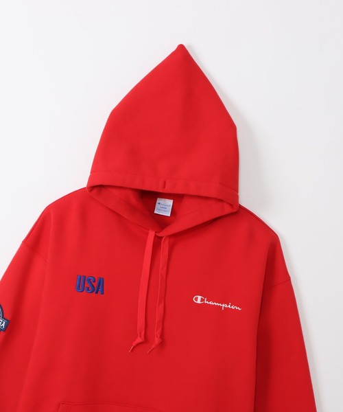 Champion(チャンピオン)の「【Champion/チャンピオン】メンズ アクションスタイル フーデッドスウェットシャツ(パーカー・メンズ・レッド/ホワイト/グレー/ネイビー・X-LARGE/MEDIUM/LARGE/SMALL)」の10枚目の写真