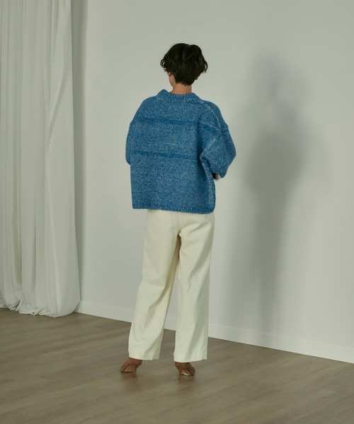 INED（イネド）の「コーデュロイハイウエストワイドパンツ（その他パンツ・レディース・ミント/テラコッタ/アイボリー・7号/9号/11号）」の9枚目の写真