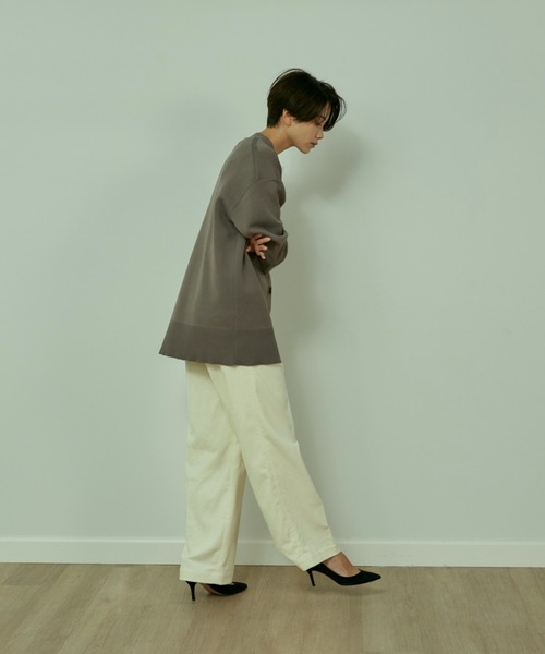 INED（イネド）の「コーデュロイハイウエストワイドパンツ（その他パンツ・レディース・ミント/テラコッタ/アイボリー・7号/9号/11号）」の20枚目の写真