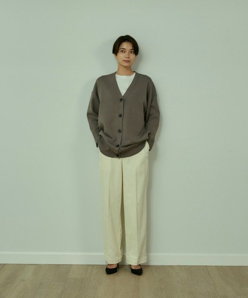 INED（イネド）の「コーデュロイハイウエストワイドパンツ（その他パンツ・レディース・ミント/テラコッタ/アイボリー・7号/9号/11号）」の21枚目の写真